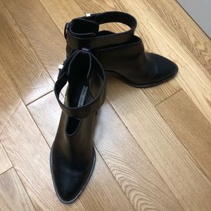 &other stories leather ankle boots